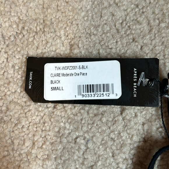 NWT Black One Piece Suit - Picture 2 of 2